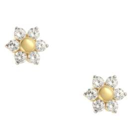 GLIZZ GL8353 Damen-Ohrringe Gold 333/8K Zirkonia Ohrstecker