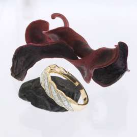 GLIZZ GL8694 Diamantring für Damen Gold 333/8K