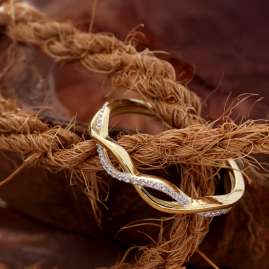 GLIZZ GL8764 Damenring 333 Gold (8 Karat) Zirkonia-Ring